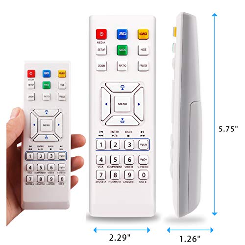 Télécommande pour Acer H6510BD H5380BD et vidéoprojecteurs de la marque