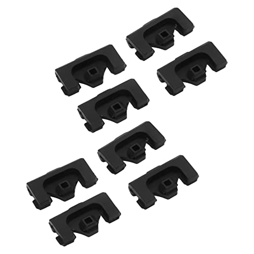 Jeanoko 8 unidades de repuestos de bumpers de silicona para freidora Instant Vortex 6QT, accesorios para freidora, puntas de goma para bandeja de freidora de 6QT, resistencia térmica hasta 480°F, fácil de instalar y limpiar miniatura 5