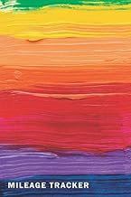 Mileage Tracker: Small business travel glovebox-sized logbook for tax record keeping for face painters, house painters, rainbow