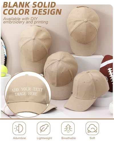 Image of Foaincore 36 Pack Blank Baseball Cap Bulk Adjustable Back Strap Sublimation Hats Plain Unisex Trucker Hat for Men Women