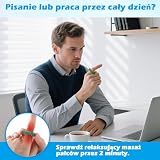 YANGTSUNG Zestaw 24 Pierścieni do Akupresury 27 mm, Pierścienie Masujące z Wypustkami do Redukcji Stresu i Wspomagania Krążenia Krwi, Dla Młodzieży i Dorosłych (Wielokolorowy)