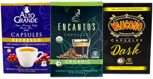 Alto Grande Puerto Rican Coffee Capsules Variety Pack