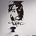 xingzhi Adesivo Murale Tupac Adesivo da Parete in Vinile Rapper Hip Hop Interno di Casa Camera da Letto Decor Wall Design # 55 * 84Cm