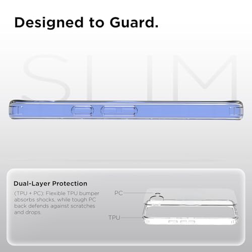 Image of RIGGEAR Shockproof Clear Hybrid Armor Back Cover Case Compatible with Google Pixel 10a (Transparent PC and TPU Bumper)