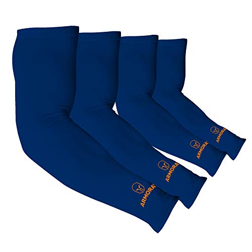 ARMORAY Arm Sleeves for Men or Women - Tattoo Cover Up - Cooling Sports Sleeve for Basketball Golf Football