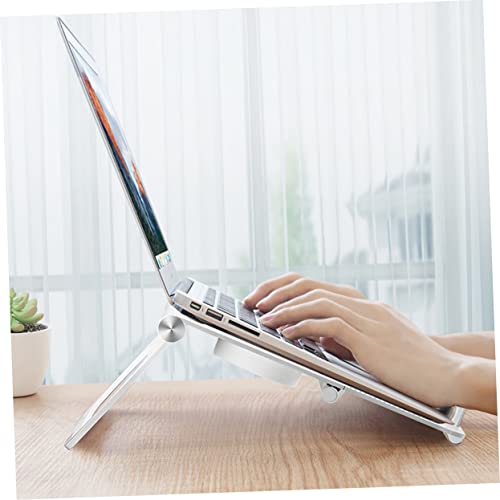 Base para laptop con ventiladores duales y soporte estable miniatura 5