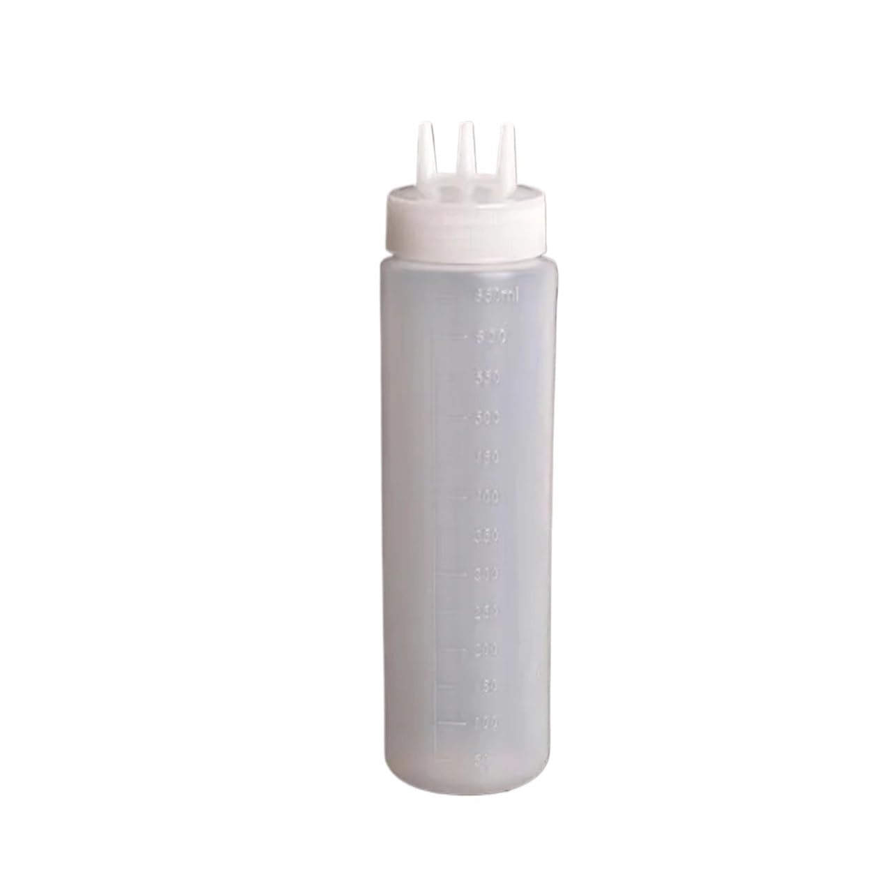 ZNJAMN 10pcs Three Headed Squeeze Sauce Bottle Multi Seasoning Bottl for Seasoning(650ML)