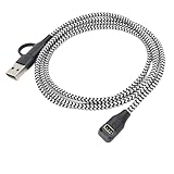 Sxhlseller 2-in-1-Uhrenladung, 3,28 Fuß Langes Ladekabel mit USB- und Typ-C-Schnittstellen, Ersatz-USB-Ladekabel für Pro-Smartwatch, Hohe Ladegeschwindigkeit