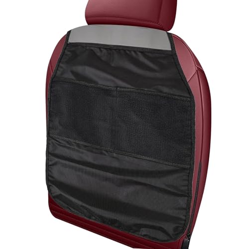 Teksome Protector de Respaldo de Coche | Almohadilla Multiusos de Seguridad para niños, de Almacenamiento para Respaldo de Asiento, Impermeable para Suciedad, Barro, arañazos, Manchas