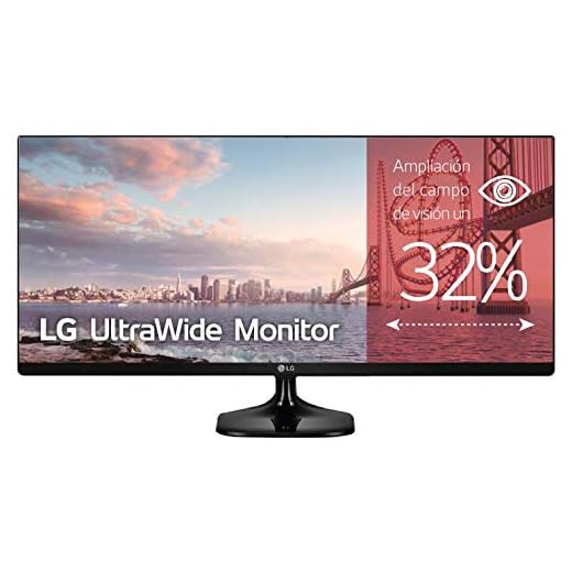 LG 25UM58-P - Monitor Profesional UltraWide WFHD de 63.5 cm (25") con Panel IPS (2560 x 1080 píxeles, 21:9, 250 cd/m², sRGB >99%, 1000:1, 5 ms GtG, 75 Hz, HDMIx2, Auriculares) Color Negro