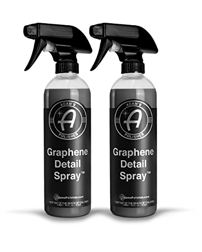 Adam's Polishes Graphene Detail Spray (2 Pack) - Extend Protection of Waxes,...