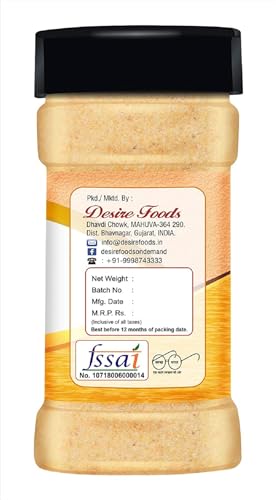 Image of Desire Dehydrated Garlic Powder 400 gram | Pure & Aromatic | Natural Flavor Enhancer | Versatile Spice for Cooking & Seasoning | Fresh, Fine, & Ready to Use