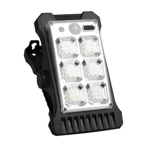 Lámparas Solares De Clipser Al Aire Libre Impermeables - Lámparas Solares Clipser Para Exteriores, Apliques De Pared | Sensor De Movimiento Impermeable IP65 Enciende La Luz De Carga USB Para El Patio