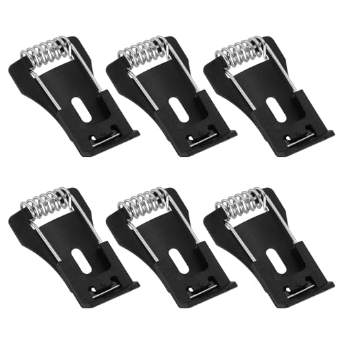 PATIKIL 6pcs Attaches pour Lumière Encastrée À Panneau, 45x26mm Accessoires pour Plafonniers LED À Encastrement, Clips De Fixation Assemblés pour Luminaires Encastrés, Plafonniers,