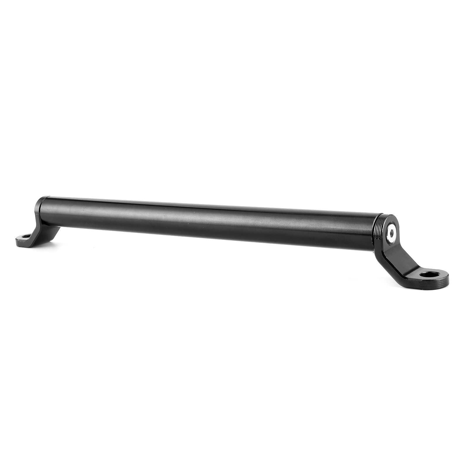 Annadue Traversa per Barra di Bilanciamento CNC in Lega di Alluminio per Moto, Manubrio di Rinforzo Esteso Universale per Accessorio Moto (BLACK)