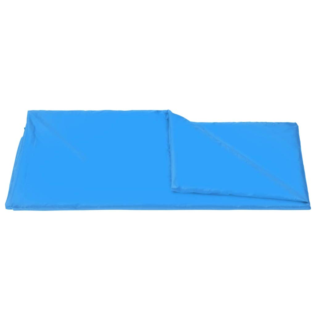 Bâche de Camping 3x2,85 m Bleu, Bâche d'Extérieur en Polyester 180T avec Revêtement PA Hydrofuge, Abri de Pluie pour Tente et Hamac, Tapis de Pique-Nique, Livré avec 6 Chevilles