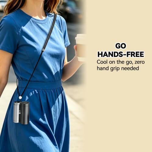 VANEST Adjustable Crossbody Strap Compatible with Shark ChillPill Portable Fan, Lanyard Adjustable Buckle Anti-Theft & Ant-Drop, Hands Free Portable Fan Accessories for Daily & Outdoor Activities - 3