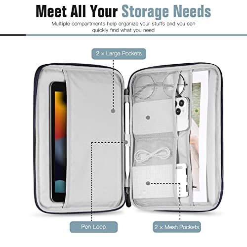 TiMOVO 9-11 Inch Tablet Sleeve with Pocket, Protective Carrying Case for iPad 11-inch A16 2025, iPad 10th Gen 10.9" - Image 3
