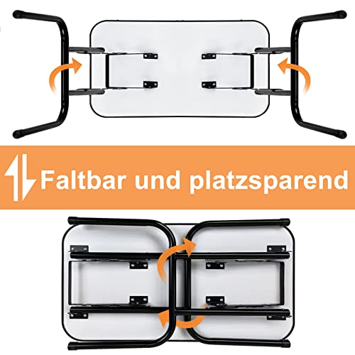 QEENTOE Hundefriseur Tisch Klappbar, Höhenverstellbar - Professioneller Trimmtisch mit Sicherheitsarm&Stauraum - Für Tierpflegesalon & Heimgebrauch, Schwarz-80.5x46x76cm