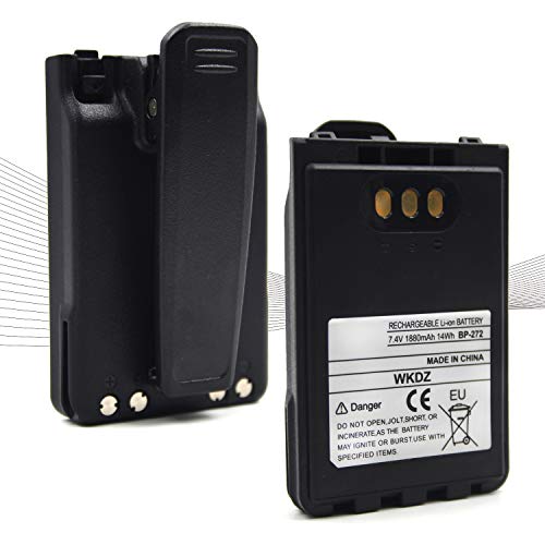 (2-Pack) 7.4V 1880mAh BP-272 Two Way Radio Battery Replacement ICOM IP100H IP501H ID-31A ID-31E ID-51A and ID-51E