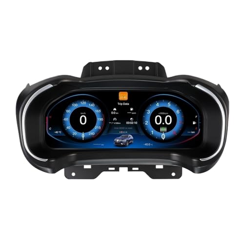 Clúster digital para viajes en Renault Koleos con velocímetro LCD de 12.3 pulgadas