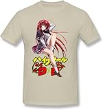 DUCHE Camiseta High School DxD Rias Gremory para hombre, Negro, 42