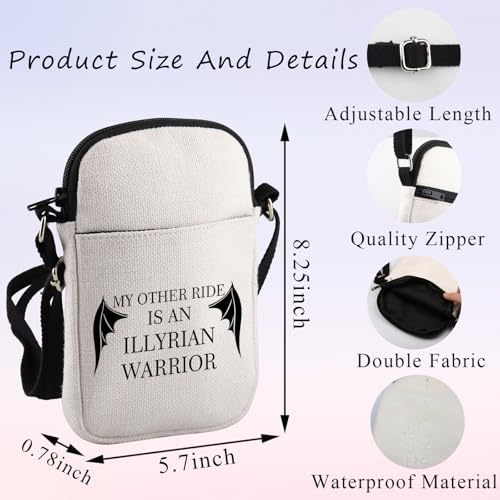 PLITI Bat Boys Gift Bookworm Gift Bookish Gift Literature Inspired Crossbody Bag For Book Lover2