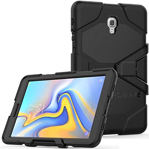 Coque Galaxy Tab A 10.5, TECHGEAR G-Shock Étui Solide pour Samsung Galaxy Tab A 10.5' - Housse Rigide Haute Protection Anti-Choc avec Support Amovible Compatible pour Galaxy Tab A 10.5 2018 (SM-T590)