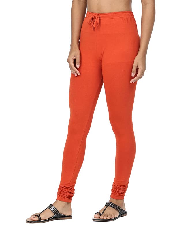 Image of Robinbosky Cotton Churidhar Leggings for Women - Stylish, Stretchable & Flattering Fit for All-Day Comfort
