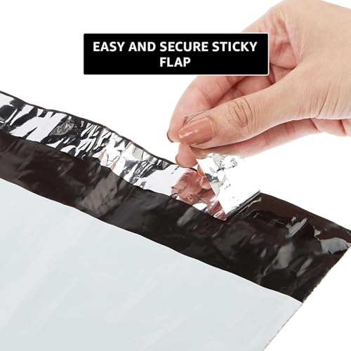 Image of SECUREMENT 100 Pc 10 x 14 Inch Courier Bags With POD Jacket - Tamper Proof Safe Seal Packing Bags