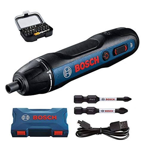 Für Bosch Go 2.0 Mini Akkuschrauber, 3.6V Professional Smart Akku Schrauber Mini Cordless Akkuschrauber Set, Elektrisches Screwdriver mit 31