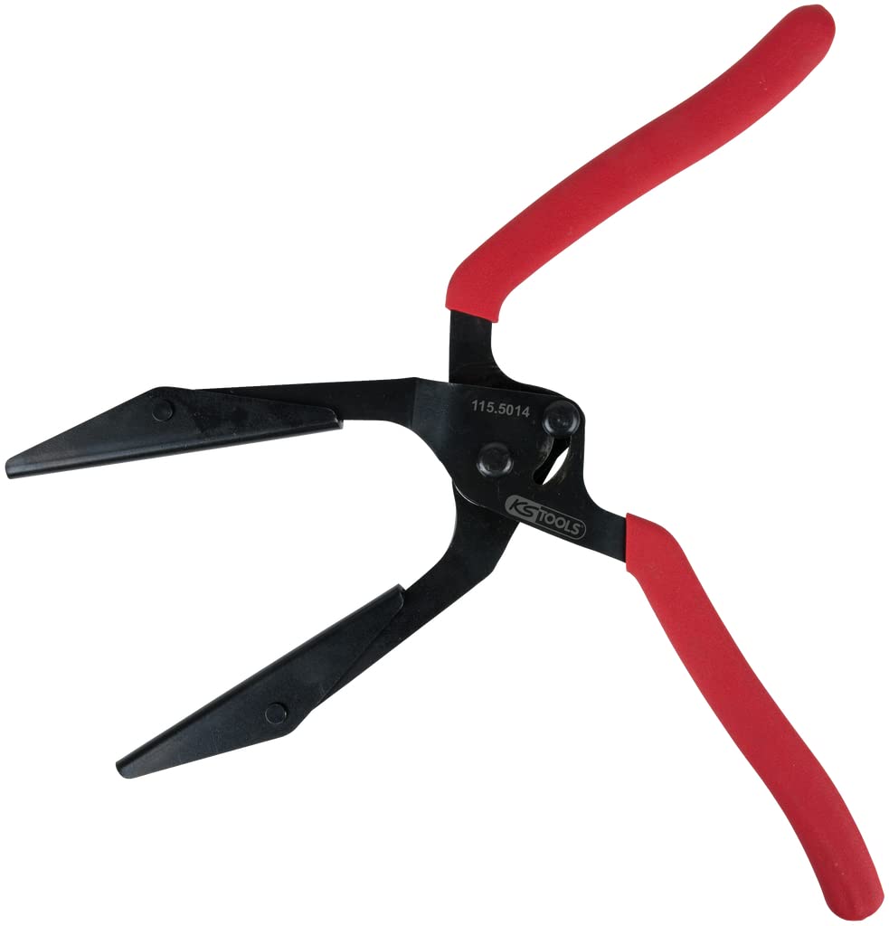 KS Tools 115.5014 Pinza de sujeción progresiva en ángulo, Ø 74,0 mm