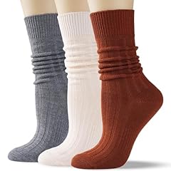 3 Pairs-caramel,grey,white