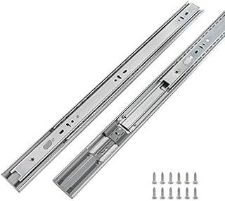 Soft Close Drawer Slides 22 Inch Cabinet Drawer Slides 10 Pairs - LONTAN Ball Bearing Drawer Slides Heavy Duty Full Extension Drawer Slides Dresser Kitchen, 100 LB Capacity