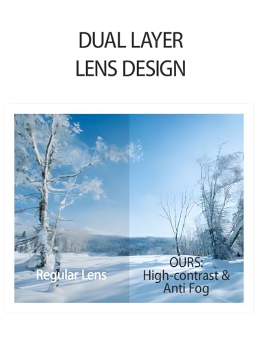 Lunettes de snowboard à verres interchangeables et protection UV optimale pour adultes et jeunes