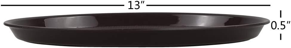 Plastic Round Serving Tray, 6 Packs