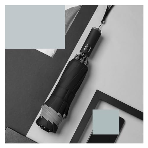 RENEESME Umbrellas For Rain Ten-bone Umbrella Automatic Men's Large Folding Umbrella Car Umbrella Umbrella Strong Umbrella For Wind And Rain(D)