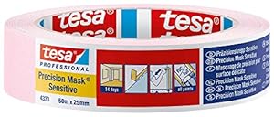 Tesa Präzisionskrepp Sensitive Malerkrepp 50 m x 25 mm