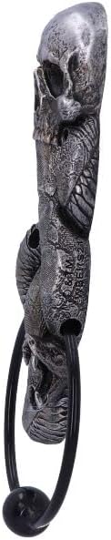 Nemesis Now Officially Licensed Harry Potter The Dark Mark Door Knocker 23cm, Resin, Silver