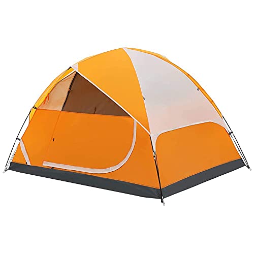 Outdoor Tent 2-Person Family Camping Double-Decker Tent, Multi-Person Hiking Portable Camping Tent