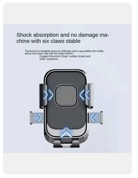 Image of Bike Phone Holder for Handlebar, One-Touch Lock Mobile Mount, 360 Rotatable Motorcycle Phone Holder, Shockproof Anti-Slip Clamp for 4-6.9 Inch Smartphones, Bicycle & Scooter (BS-02)