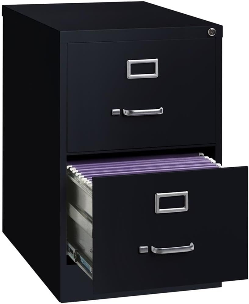 Hirsh Industries 2-Drawer Commercial Legal Size File Cabinet Finish: Black