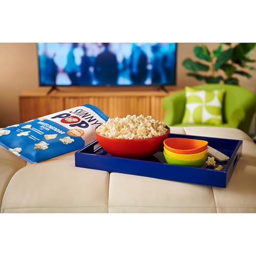 Image of SkinnyPop White Cheddar Popcorn, Whole Grain Gluten-Free Snacks, 4.4 oz Bags (12 Count)