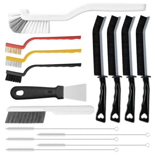 15pcs Crevice Cleaning Brush, Hard Bristle Scrub Brushes Tools, Multifunctional