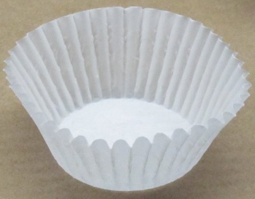 500 Pcs - White Paper Cupcake Cup Liners - Standard Size #TOP1