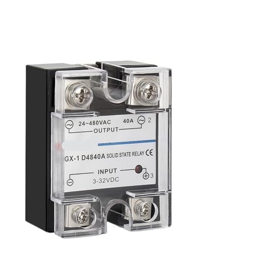 Relais statique JGX-1 D4840 monophasé entrée DC 24V et sortie AC 220V 40A