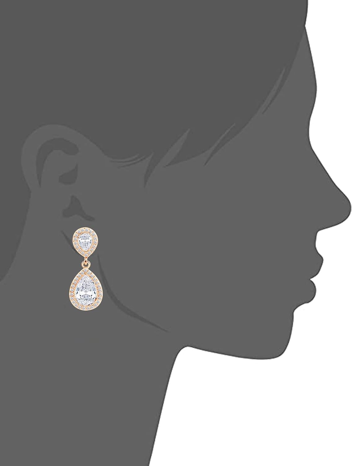 I Can't Say I Do Without You | 1 4 6 8 Sets Bridesmaid Jewelry Sets for Women Teardrop Dangle Earring for Wedding Gifts
