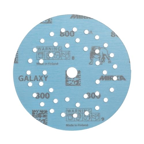 Mirka Galaxy epoxy sandpaper 125mm Hook & Loop grit 800 for sanding epoxy resin wood, epoxy, rivertable / 50 pcs sanding discs - Image 2