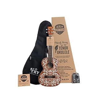 Kala – KALA-LTP-MH – Ukulélé tenor Learn to Play »Mandy Harvey » signature – avec housse KALALTPMH2006 Naturel - Les Beatles, Paul McCartney, John Lennon, RIngo Starr, George Harrison