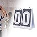 DYNWAVE 2-Piece 2-Digit Score Counter Set, Gray PVC Flip Scoreboard for Various Sports, Easy to Use for Courtball, Gridiron Sport, Netball